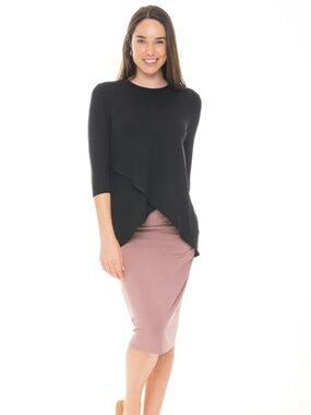 Maya’s Place Black Tulip Tee